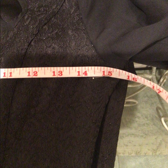 💕💕Host Pick💕💕NWOTBlack dress with long sleeves with side slits - Picture 3 of 6